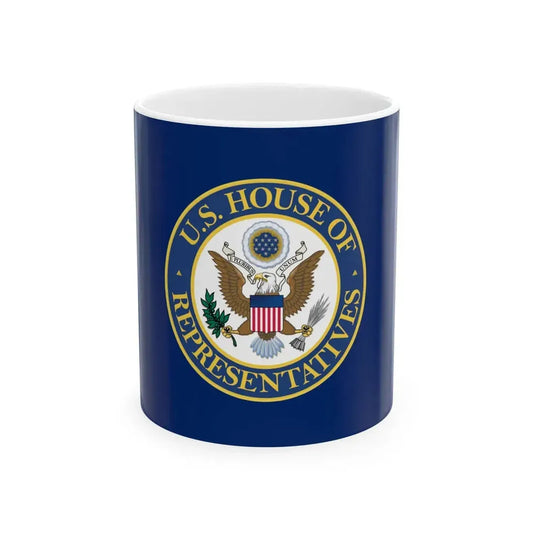 Flag of the United States House of Representatives (United States) White Coffee Mug 11oz - Go Mug Yourself