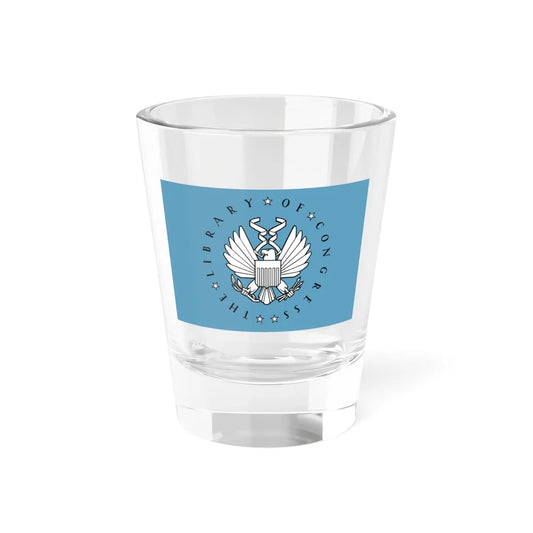 Flag of the United States Library of Congress 2 (United States) Shot Glass 1.5oz 1.5oz - Go Mug Yourself