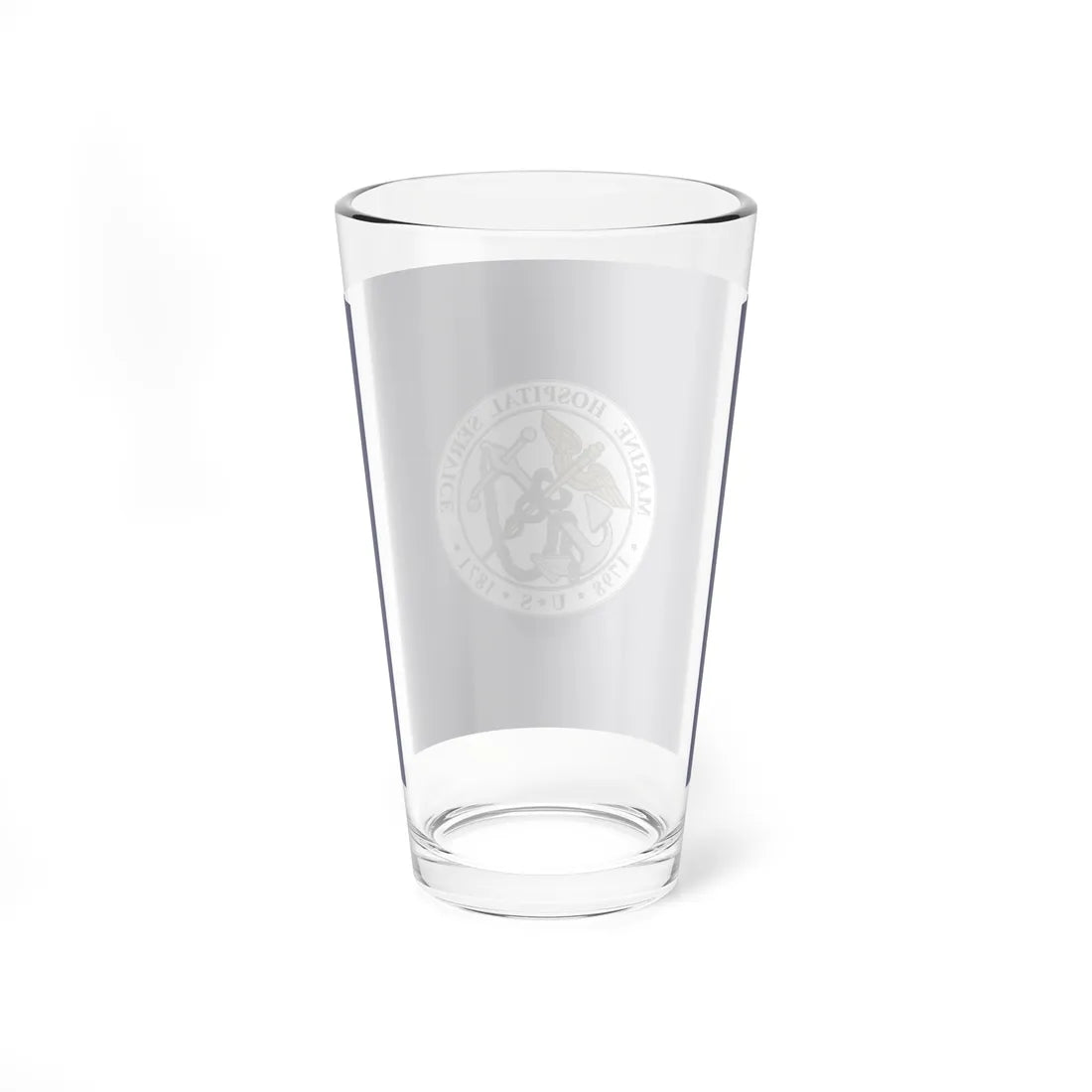 Flag of the United States Marine Hospital Service (United States) Pint Glass 16oz - Go Mug Yourself