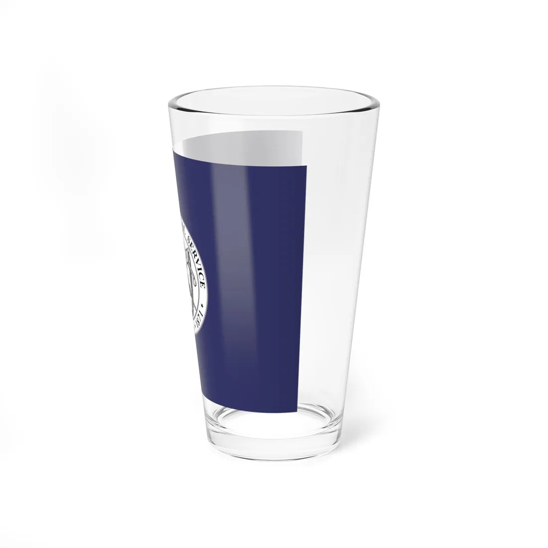 Flag of the United States Marine Hospital Service (United States) Pint Glass 16oz - Go Mug Yourself