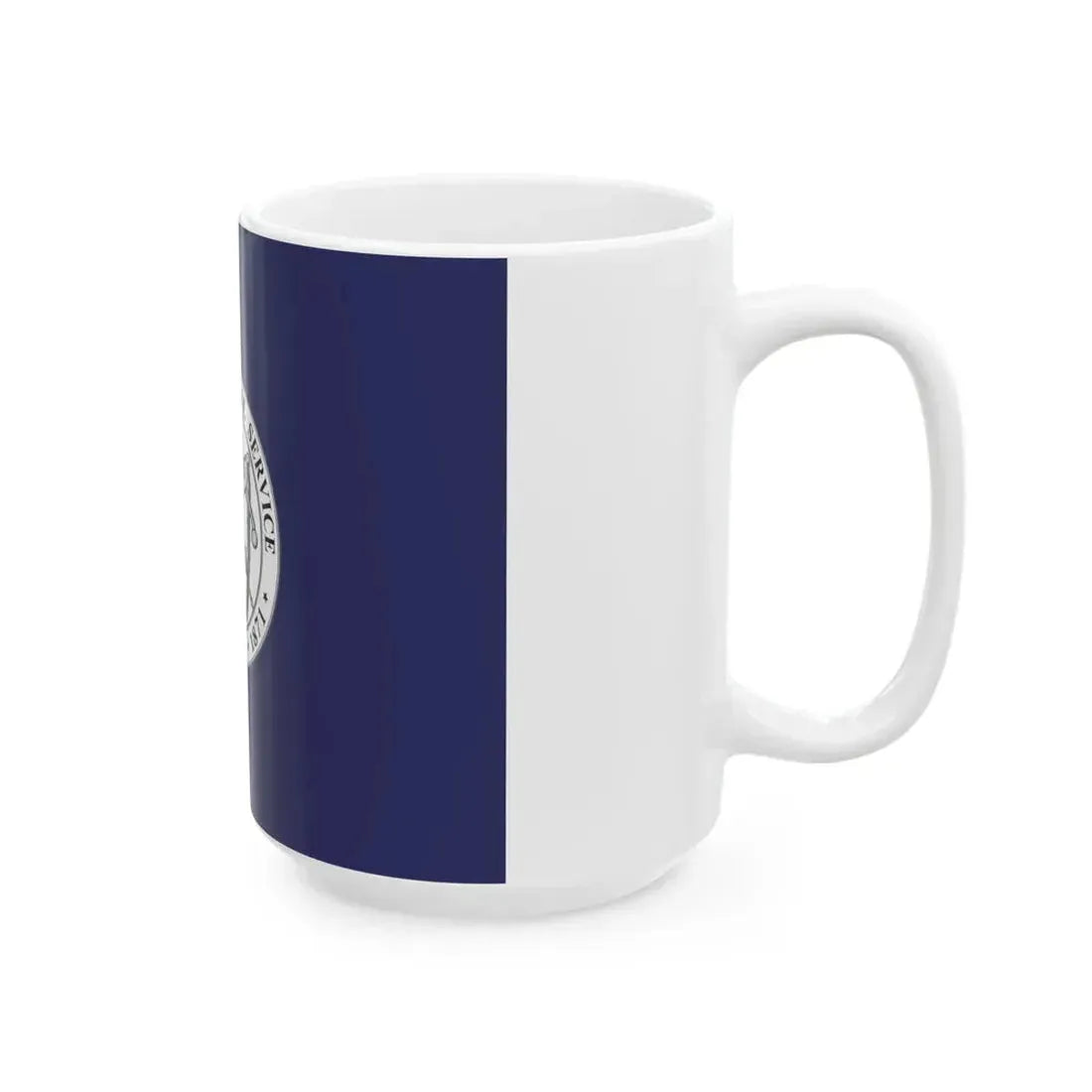 Flag of the United States Marine Hospital Service (United States) White Coffee Mug - Go Mug Yourself