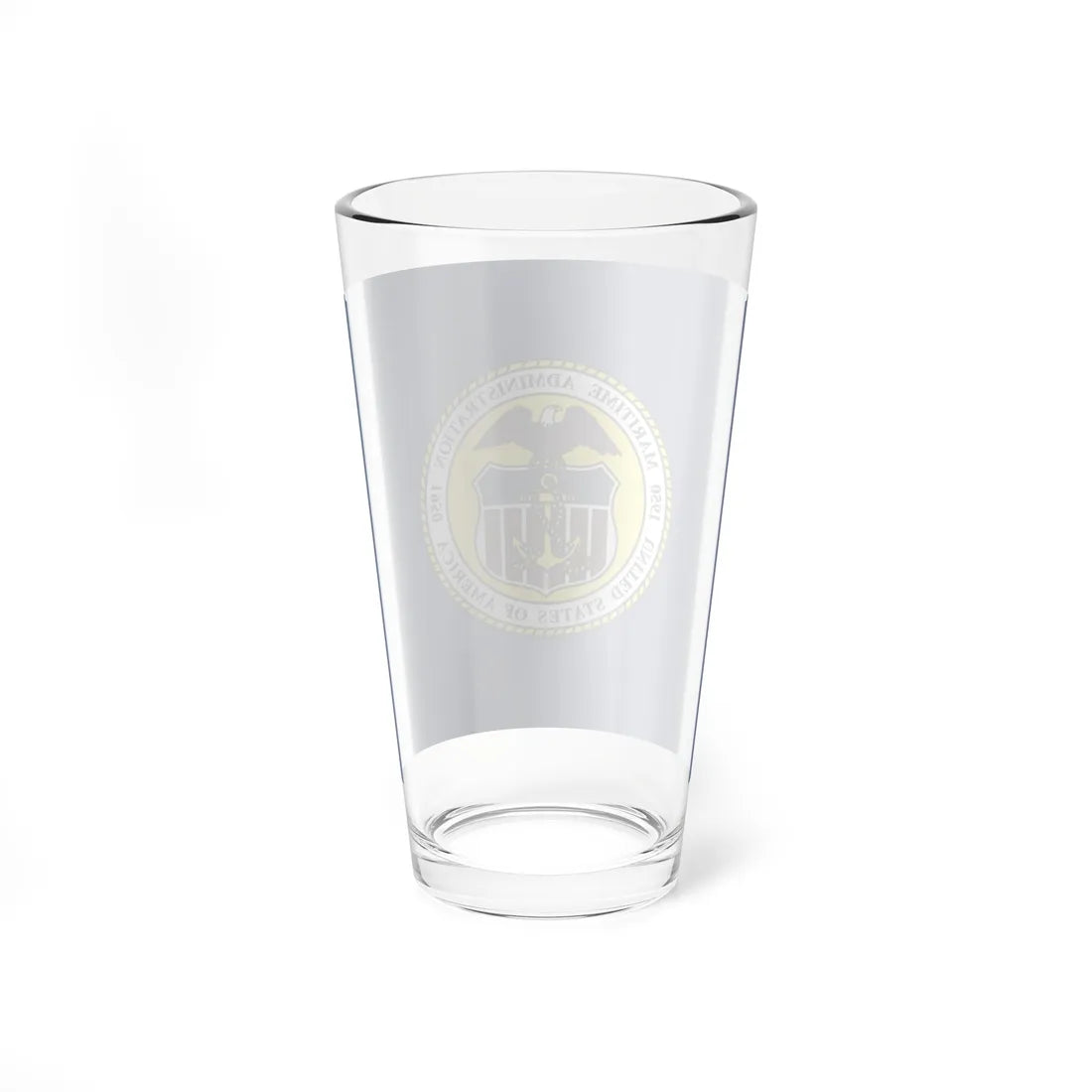 Flag of the United States Maritime Administration (United States) Pint Glass 16oz - Go Mug Yourself