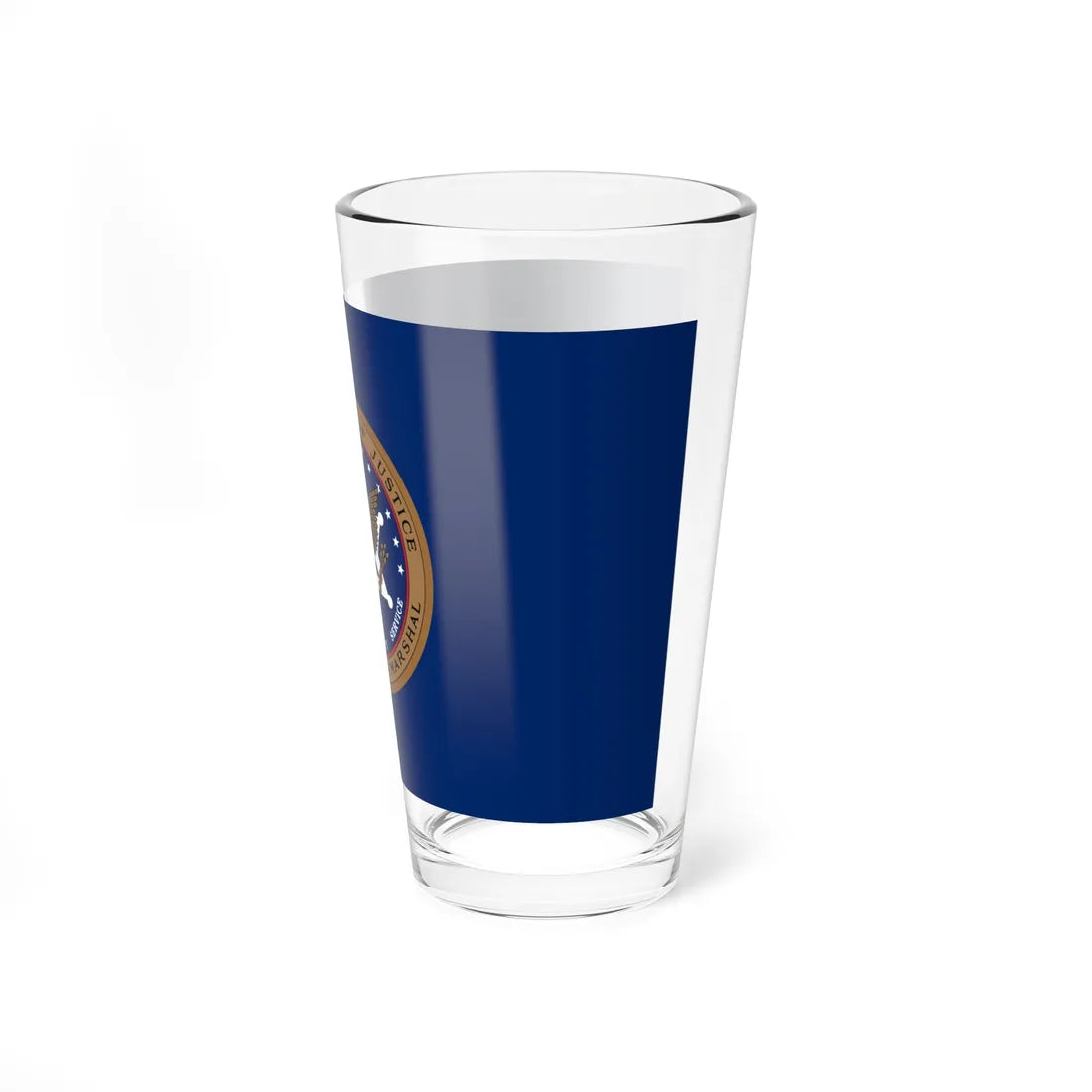 Flag of the United States Marshals Service (United States) Pint Glass 16oz - Go Mug Yourself