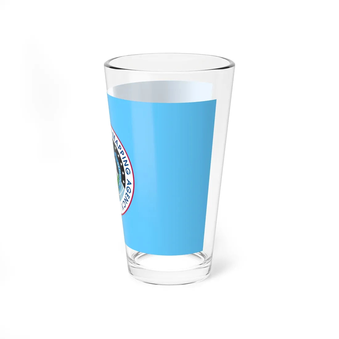 Flag of the United States National Imagery and Mapping Agency (United States) Pint Glass 16oz - Go Mug Yourself