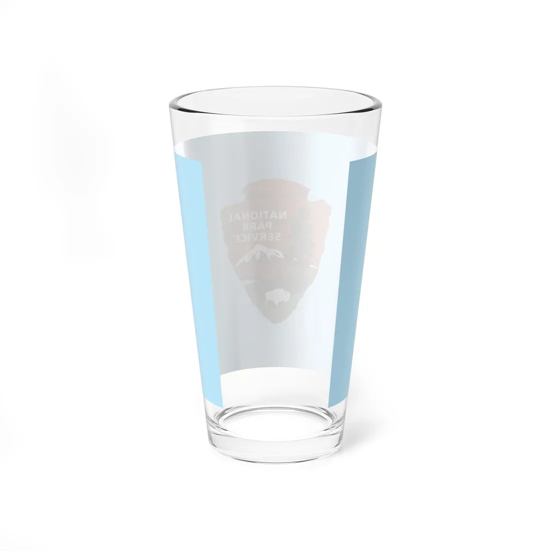 Flag of the United States National Park Service (United States) Pint Glass 16oz - Go Mug Yourself