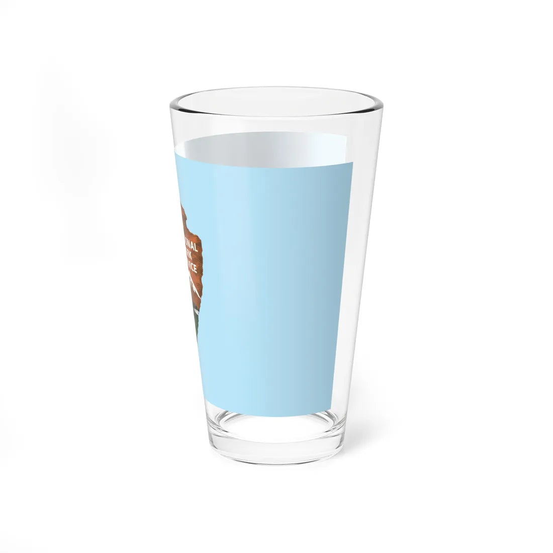 Flag of the United States National Park Service (United States) Pint Glass 16oz - Go Mug Yourself