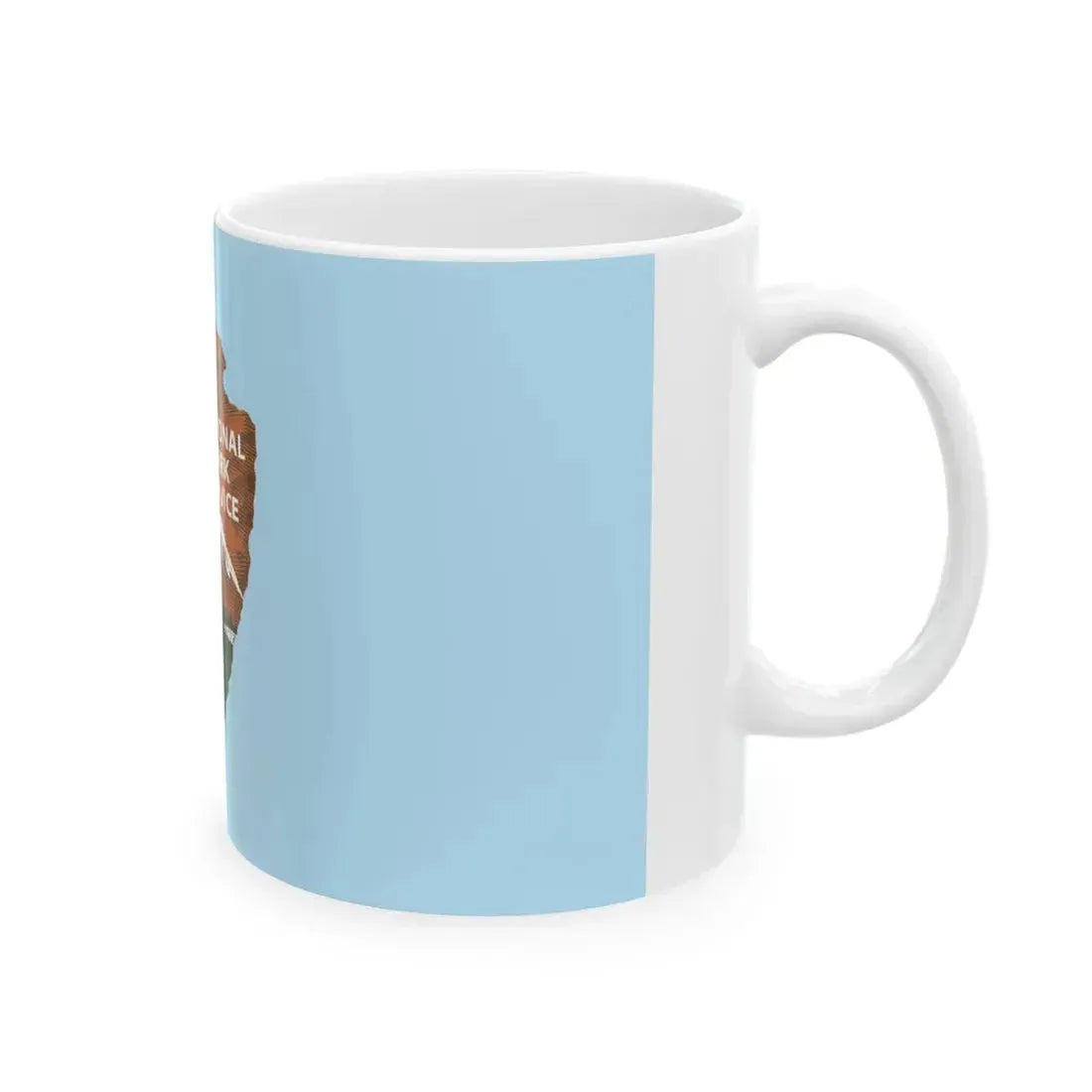 Flag of the United States National Park Service (United States) White Coffee Mug - Go Mug Yourself