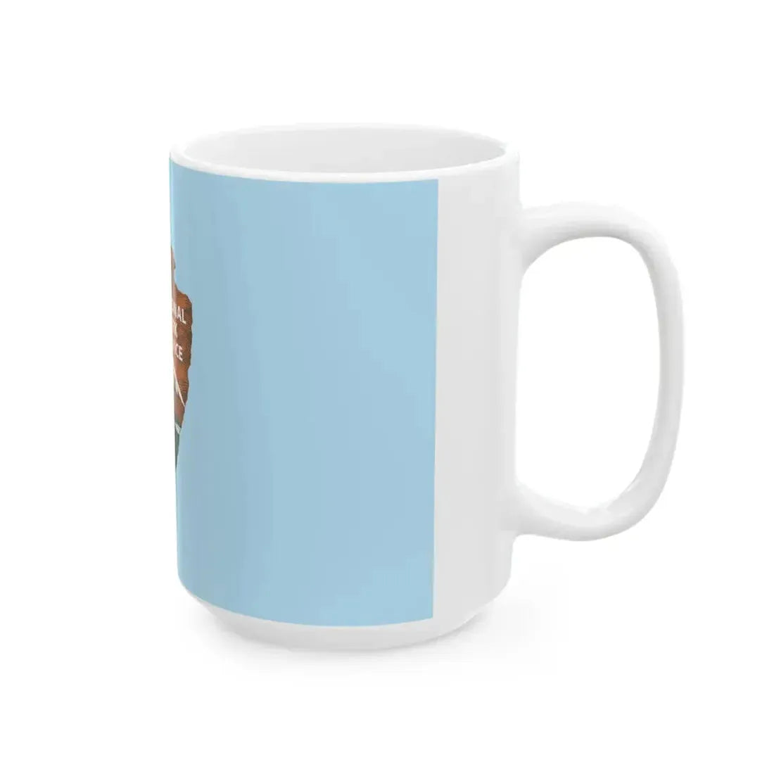 Flag of the United States National Park Service (United States) White Coffee Mug - Go Mug Yourself