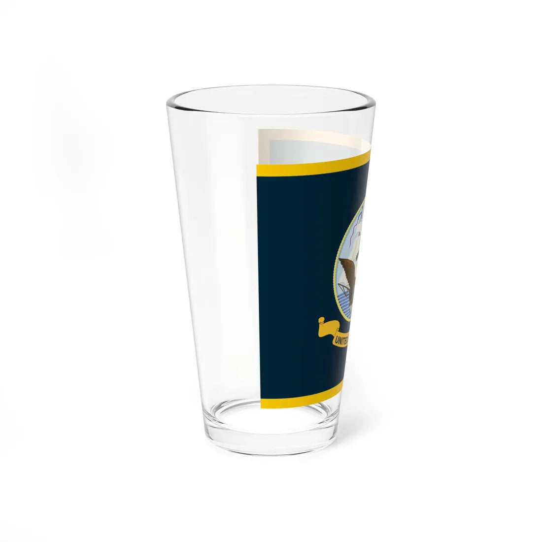 Flag of the United States Navy fringe (United States) Pint Glass 16oz - Go Mug Yourself