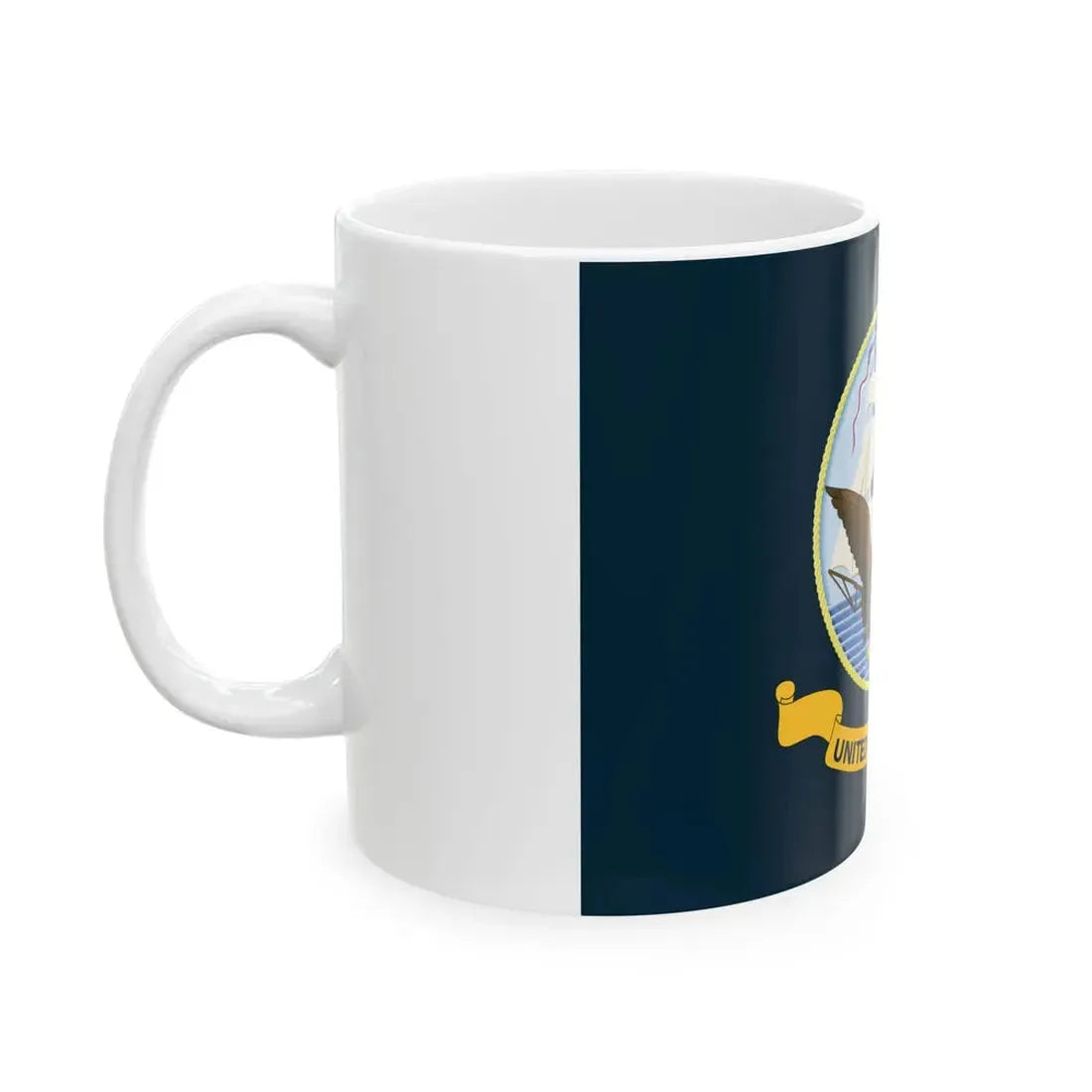 Flag of the United States Navy (United States) White Coffee Mug - Go Mug Yourself
