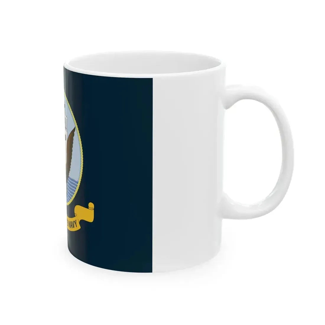 Flag of the United States Navy (United States) White Coffee Mug - Go Mug Yourself