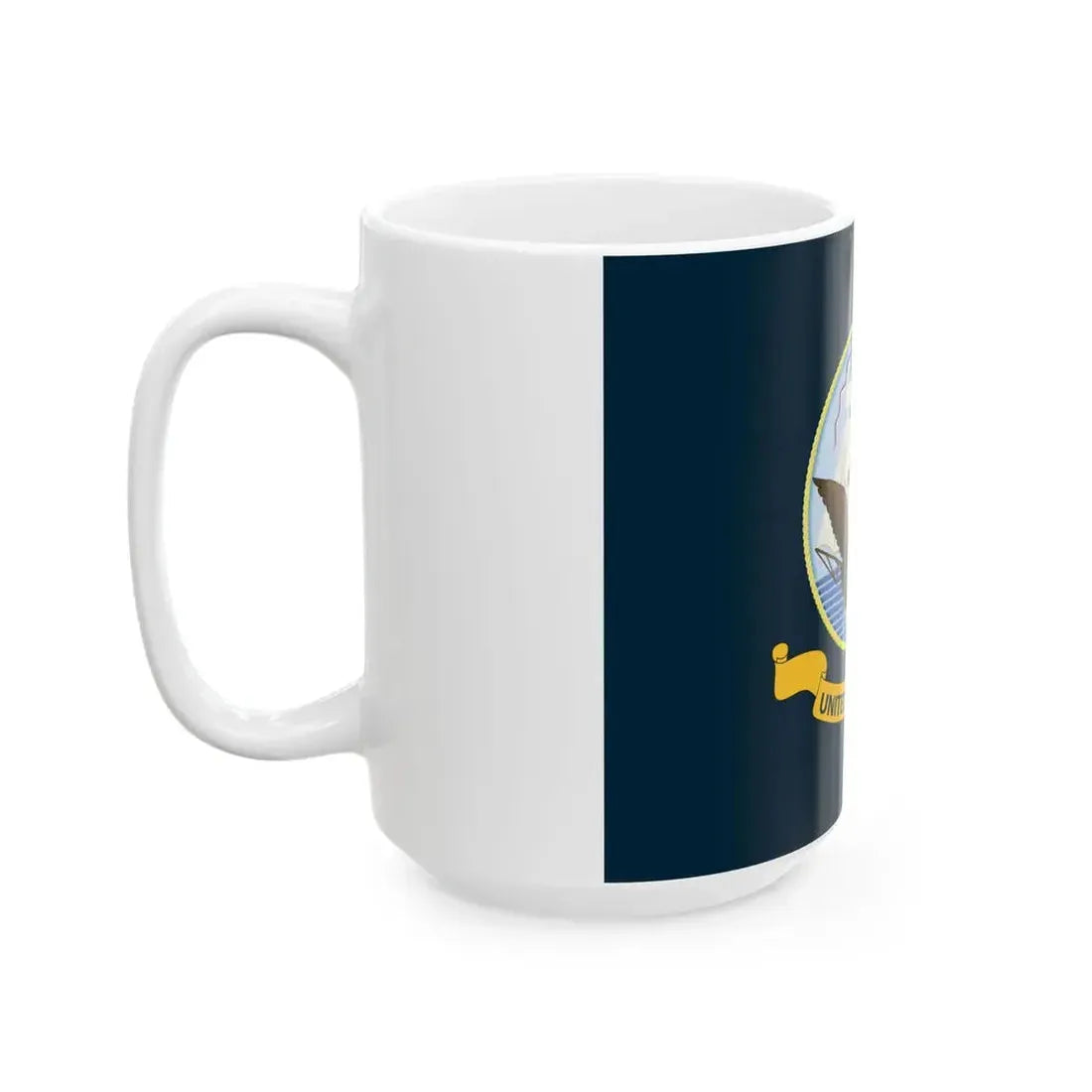 Flag of the United States Navy (United States) White Coffee Mug - Go Mug Yourself