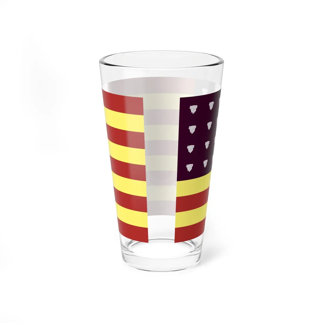 Flag of the United States of Akkerman (United States) Pint Glass 16oz - Go Mug Yourself