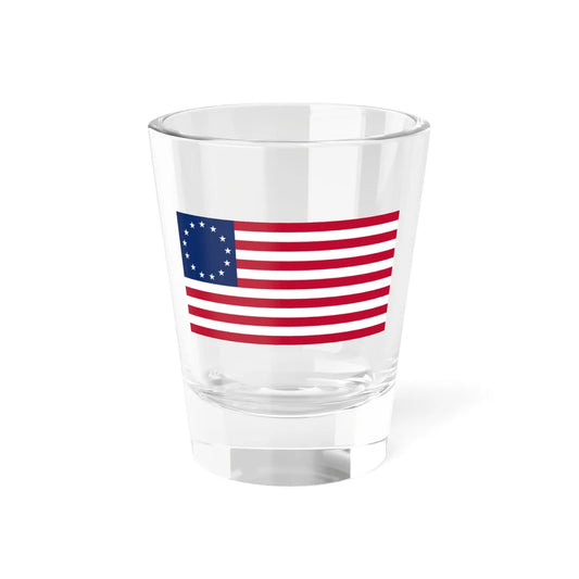 Flag of the United States of America 1777-1795 (United States) Shot Glass 1.5oz 1.5oz - Go Mug Yourself