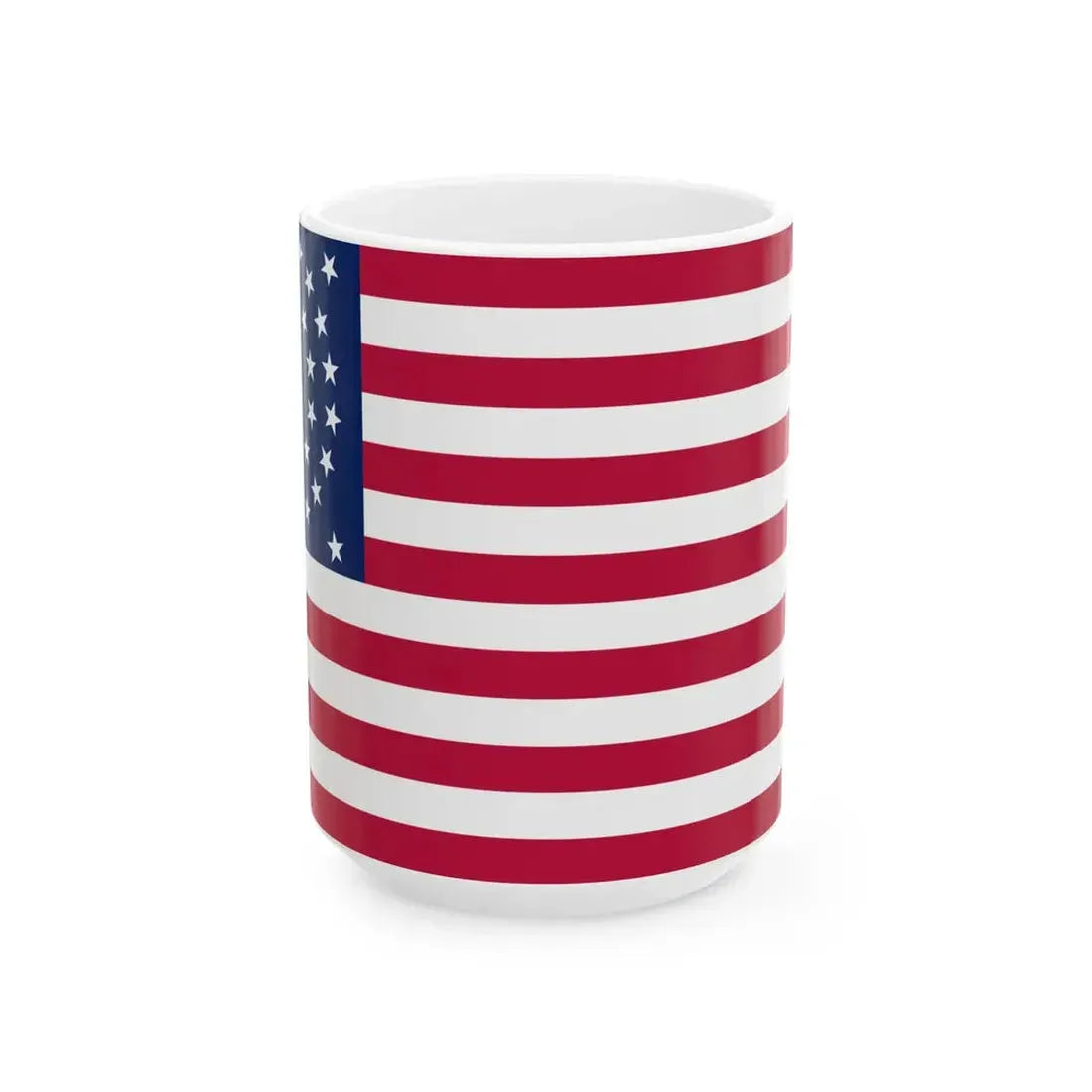 Flag of the United States of America 1863-1865 (United States) White Coffee Mug 15oz - Go Mug Yourself