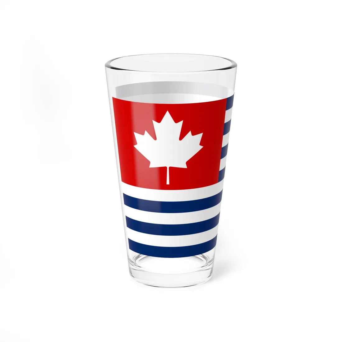 Flag of the United States of Canada (United States) Pint Glass 16oz - Go Mug Yourself
