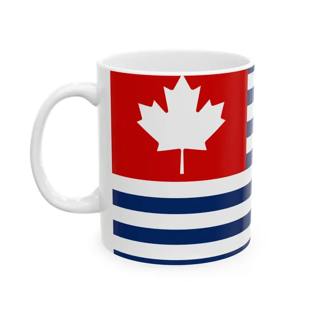 Flag of the United States of Canada (United States) White Coffee Mug - Go Mug Yourself