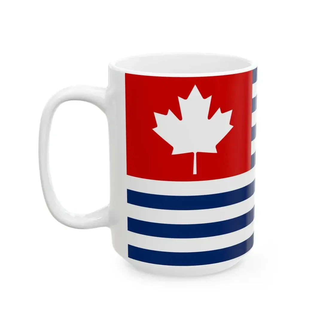 Flag of the United States of Canada (United States) White Coffee Mug - Go Mug Yourself