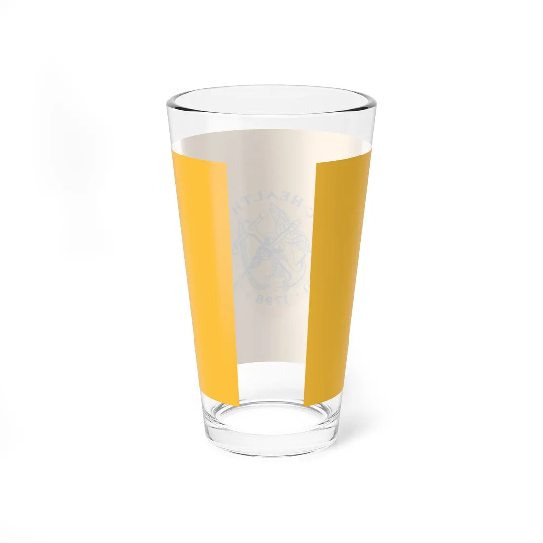 Flag of the United States Public Health Service (United States) Pint Glass 16oz - Go Mug Yourself