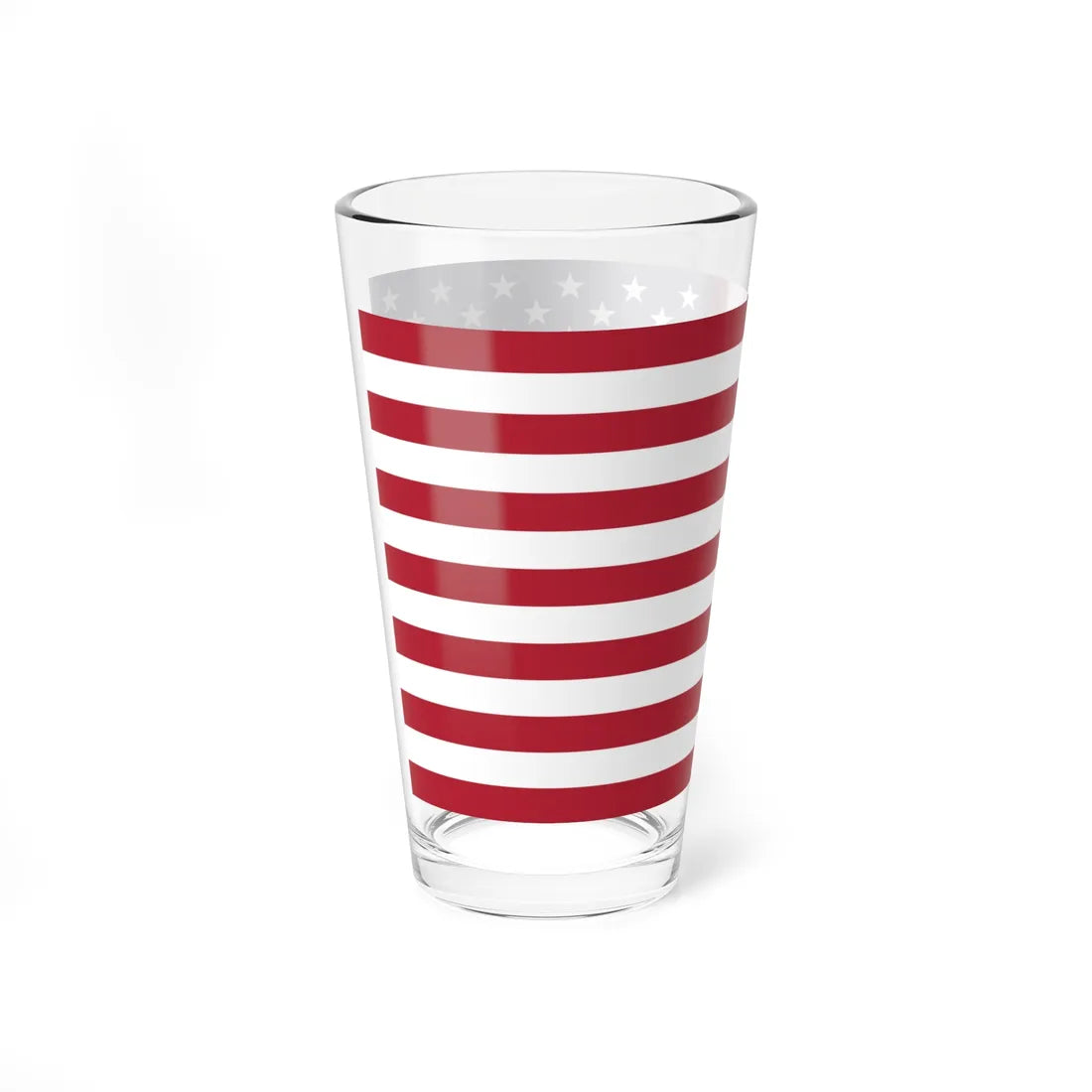 Flag of the United States reversed (United States) Pint Glass 16oz - Go Mug Yourself