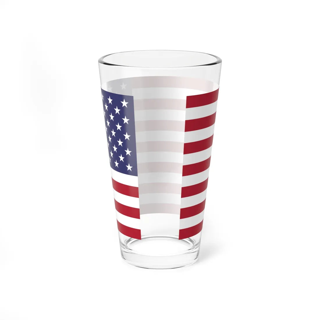 Flag of the United States reversed (United States) Pint Glass 16oz - Go Mug Yourself
