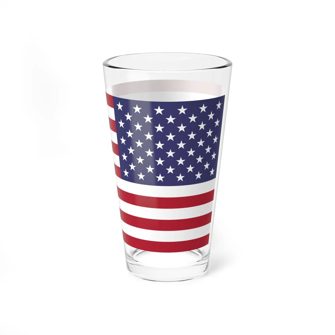Flag of the United States reversed (United States) Pint Glass 16oz - Go Mug Yourself