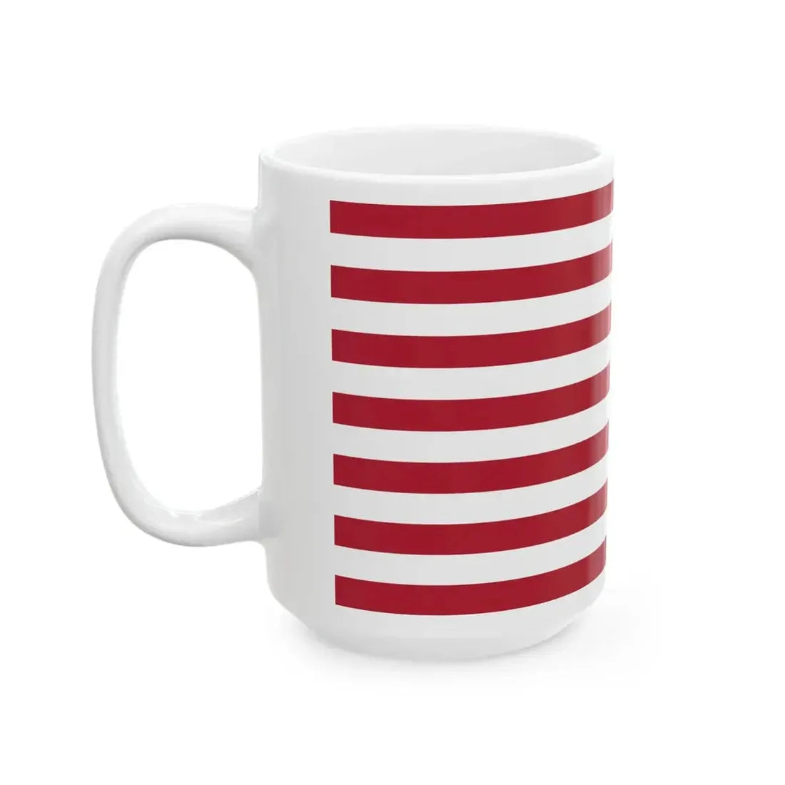 Flag of the United States reversed (United States) White Coffee Mug - Go Mug Yourself