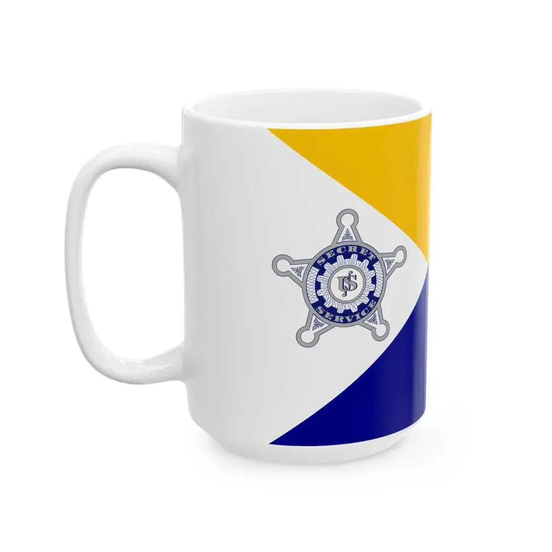 Flag of the United States Secret Service (United States) White Coffee Mug - Go Mug Yourself