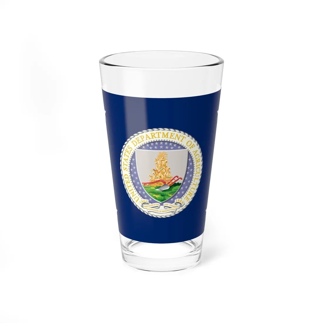Flag of the United States Secretary of Agriculture (United States) Pint Glass 16oz 16oz - Go Mug Yourself