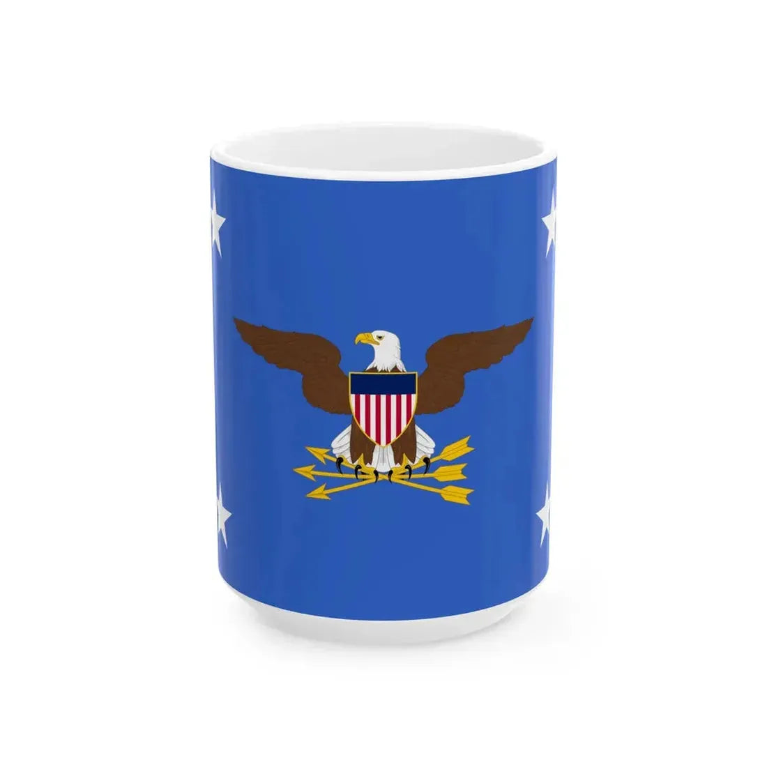Flag of the United States Secretary of Defense (United States) White Coffee Mug 15oz - Go Mug Yourself