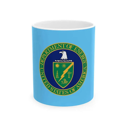 Flag of the United States Secretary of Energy (United States) White Coffee Mug 11oz - Go Mug Yourself