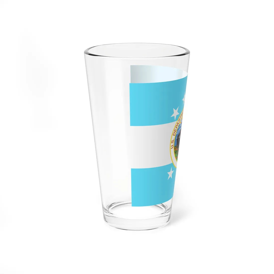 Flag of the United States Secretary of the Interior 1917-1934 (United States) Pint Glass 16oz - Go Mug Yourself