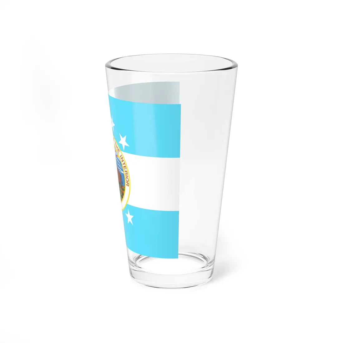 Flag of the United States Secretary of the Interior 1917-1934 (United States) Pint Glass 16oz - Go Mug Yourself