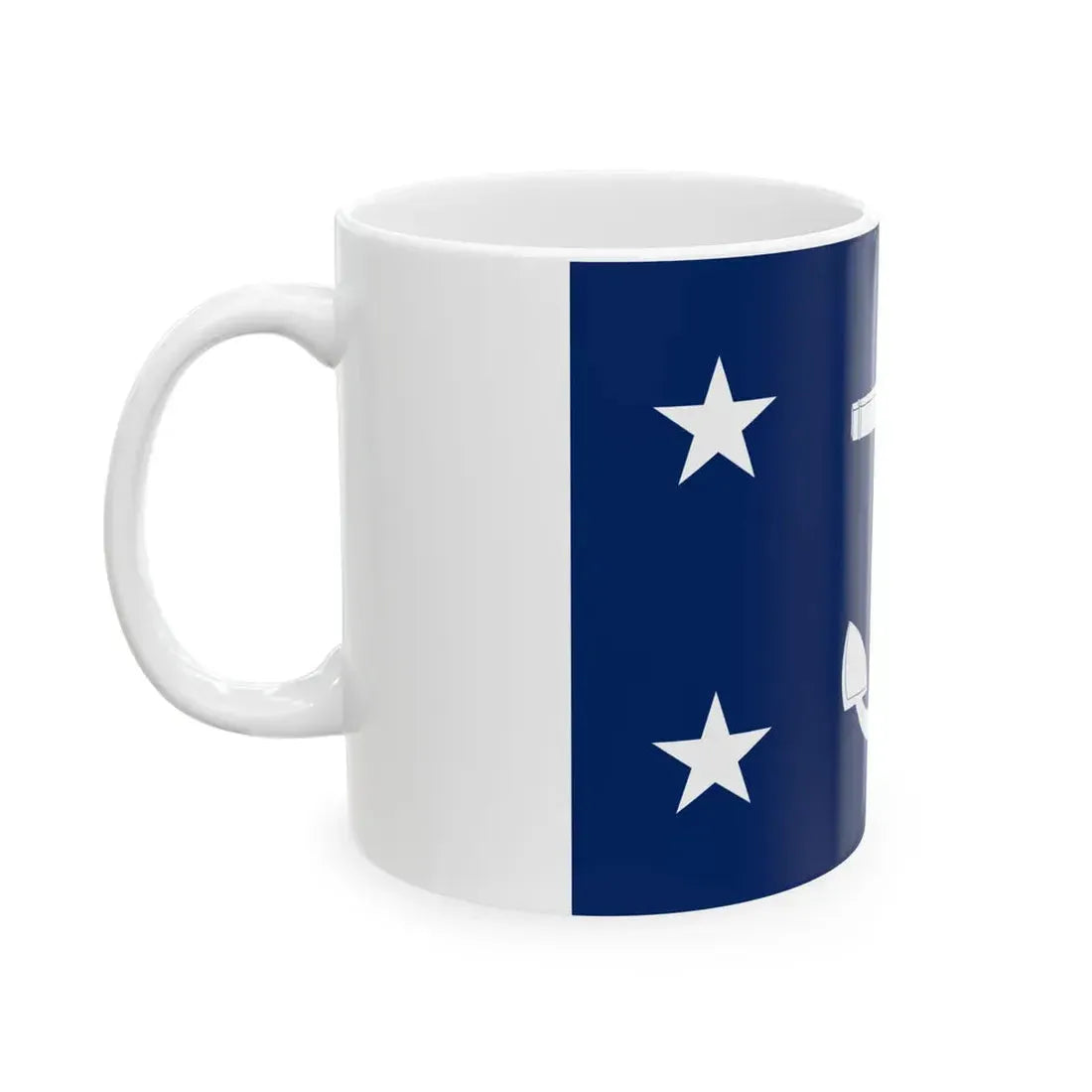 Flag of the United States Secretary of the Navy (United States) White Coffee Mug - Go Mug Yourself