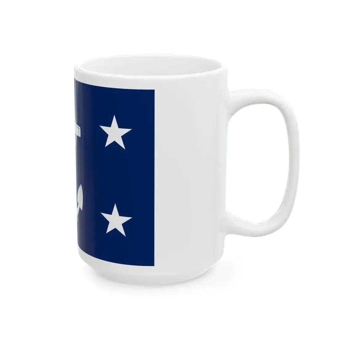Flag of the United States Secretary of the Navy (United States) White Coffee Mug - Go Mug Yourself