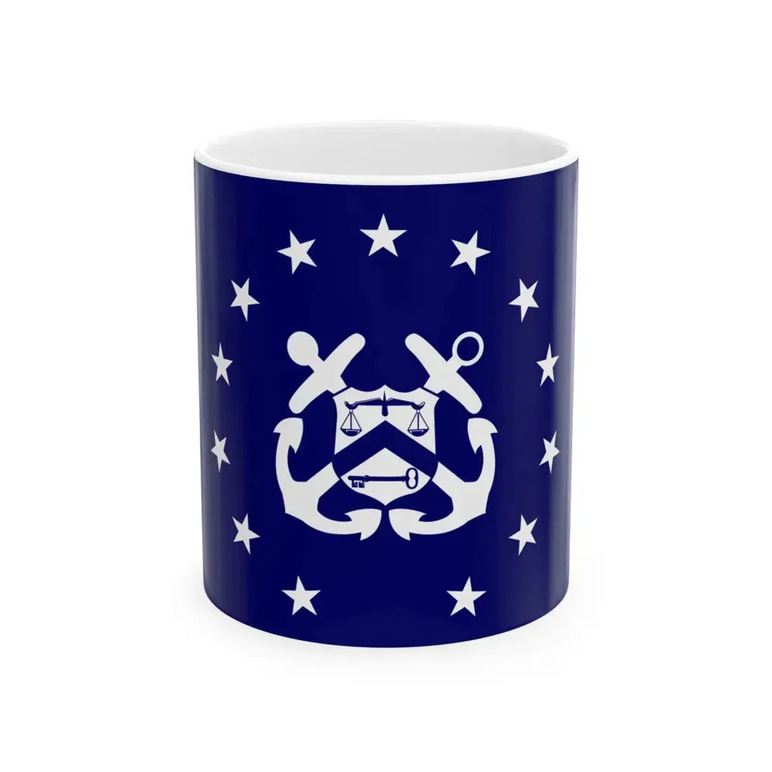 Flag of the United States Secretary of the Treasury (United States) White Coffee Mug 11oz - Go Mug Yourself