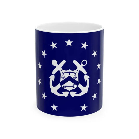 Flag of the United States Secretary of the Treasury (United States) White Coffee Mug 11oz - Go Mug Yourself