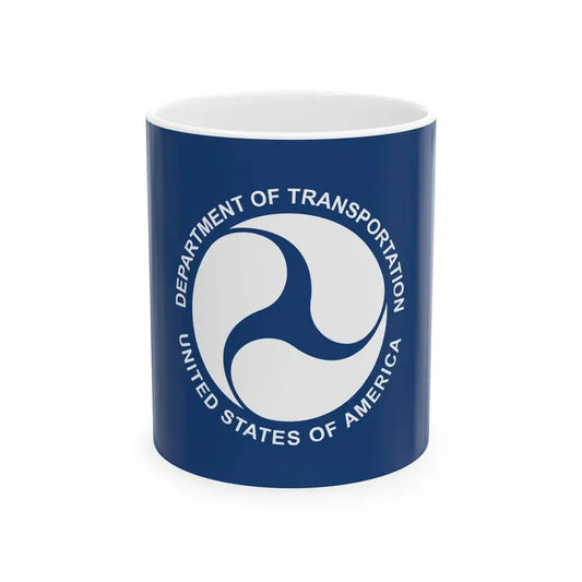 Flag of the United States Secretary of Transportation (United States) White Coffee Mug 11oz - Go Mug Yourself