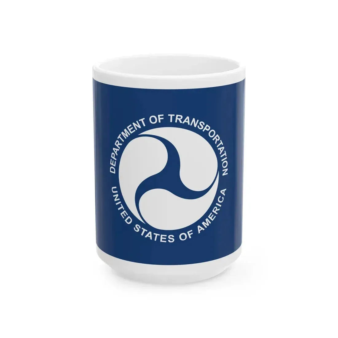 Flag of the United States Secretary of Transportation (United States) White Coffee Mug 15oz - Go Mug Yourself