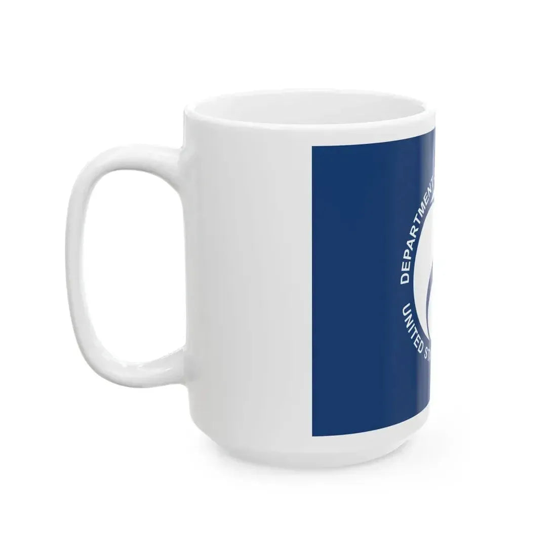 Flag of the United States Secretary of Transportation (United States) White Coffee Mug - Go Mug Yourself