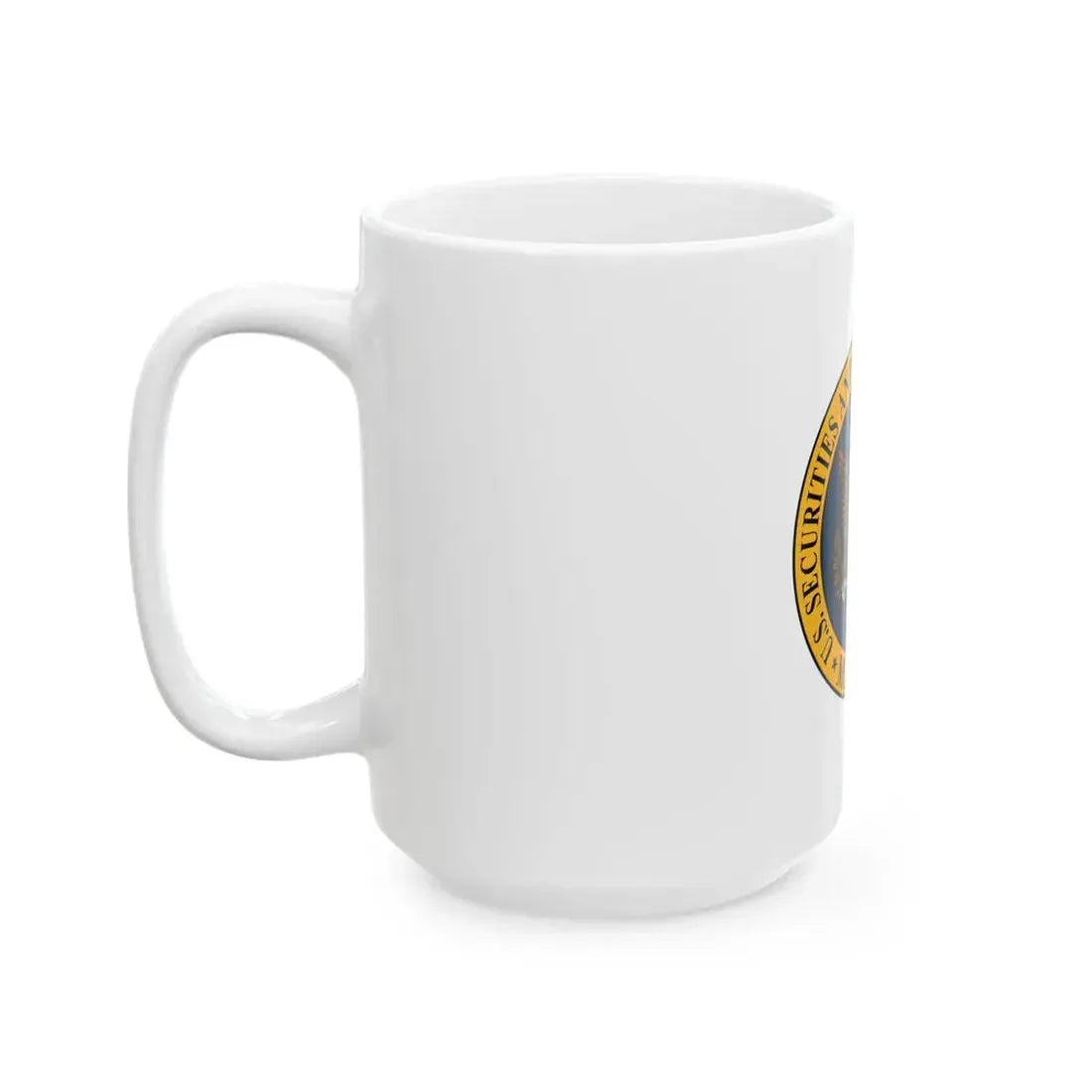 Flag of the United States Securities and Exchange Commission (United States) White Coffee Mug - Go Mug Yourself
