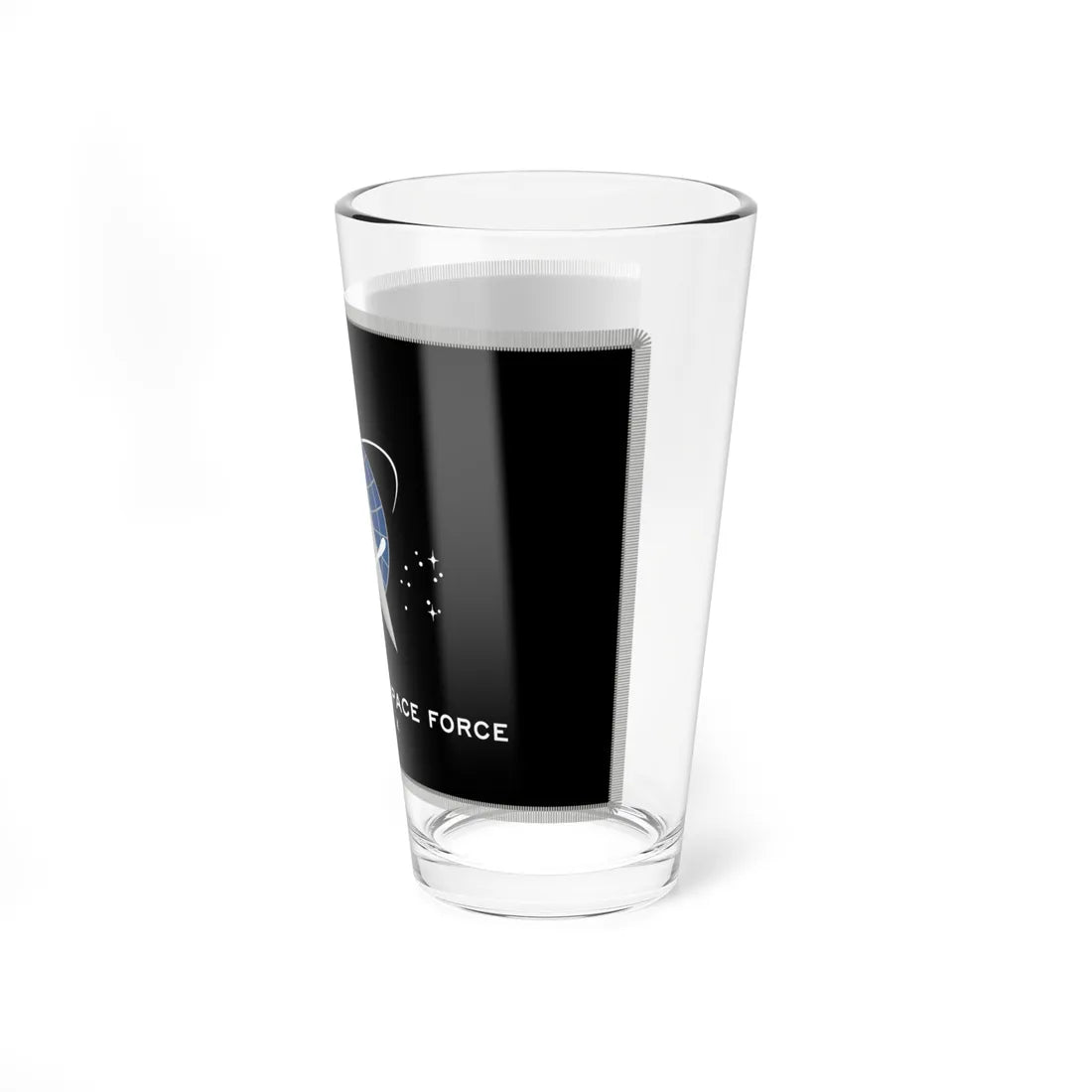 Flag of the United States Space Force fringed (United States) Pint Glass 16oz - Go Mug Yourself