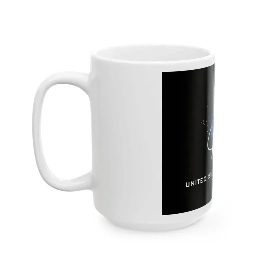 Flag of the United States Space Force (United States) White Coffee Mug - Go Mug Yourself