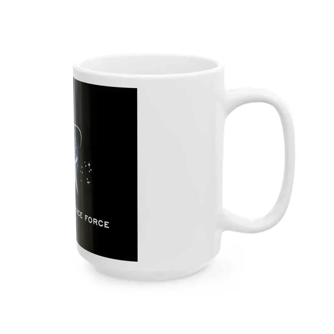 Flag of the United States Space Force (United States) White Coffee Mug - Go Mug Yourself