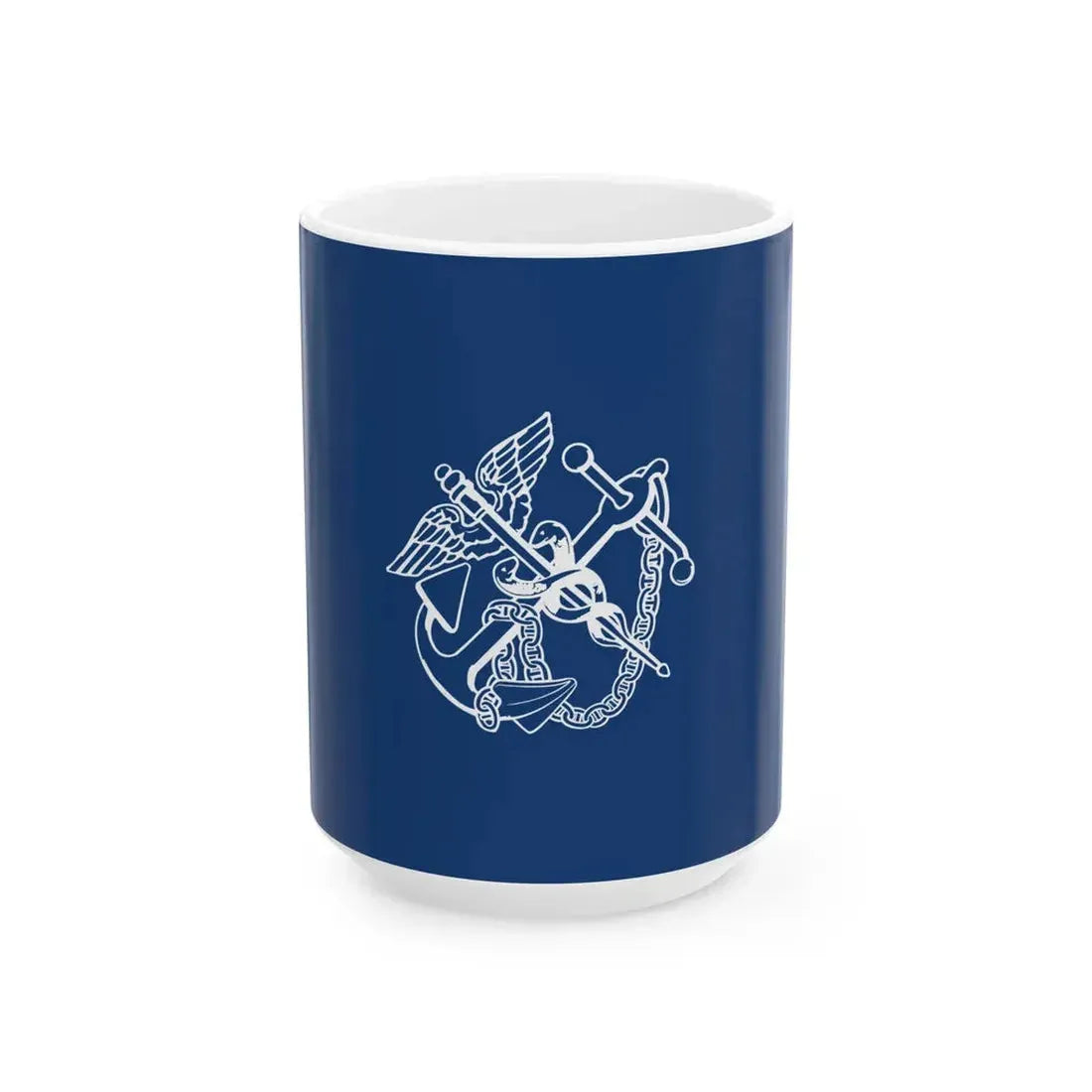 Flag of the United States Surgeon General (United States) White Coffee Mug 15oz - Go Mug Yourself