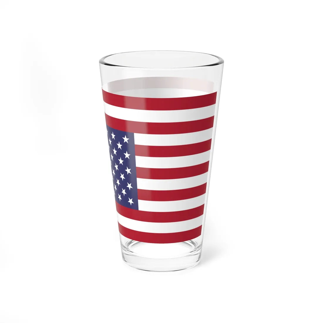 Flag of the United States symmetrical (United States) Pint Glass 16oz - Go Mug Yourself