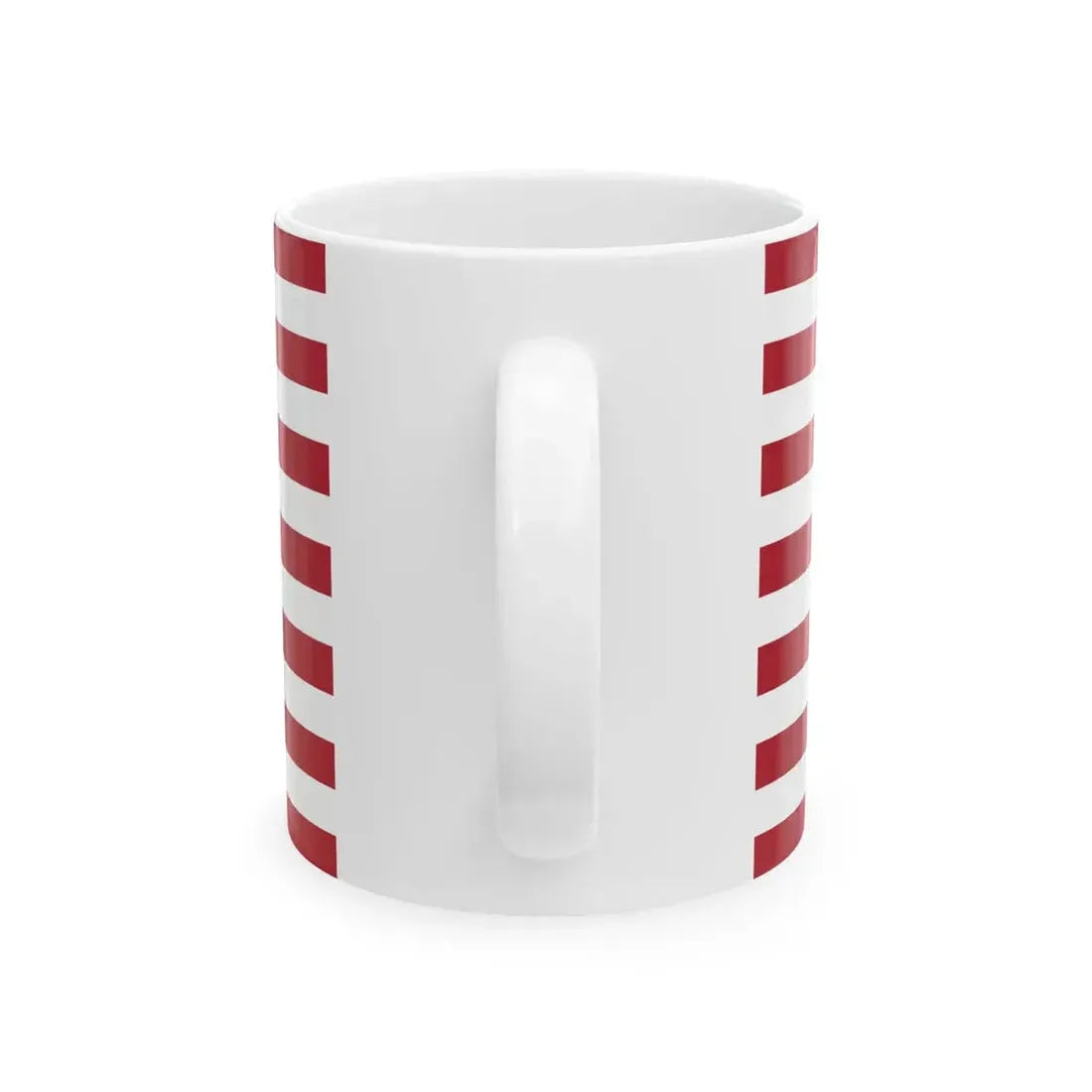 Flag of the United States symmetrical (United States) White Coffee Mug - Go Mug Yourself