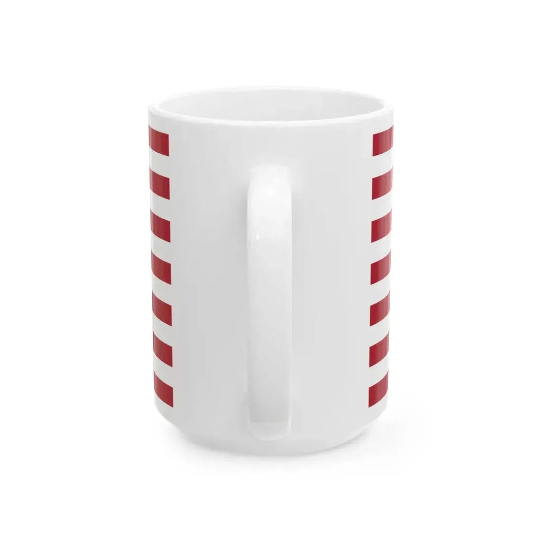 Flag of the United States symmetrical (United States) White Coffee Mug - Go Mug Yourself