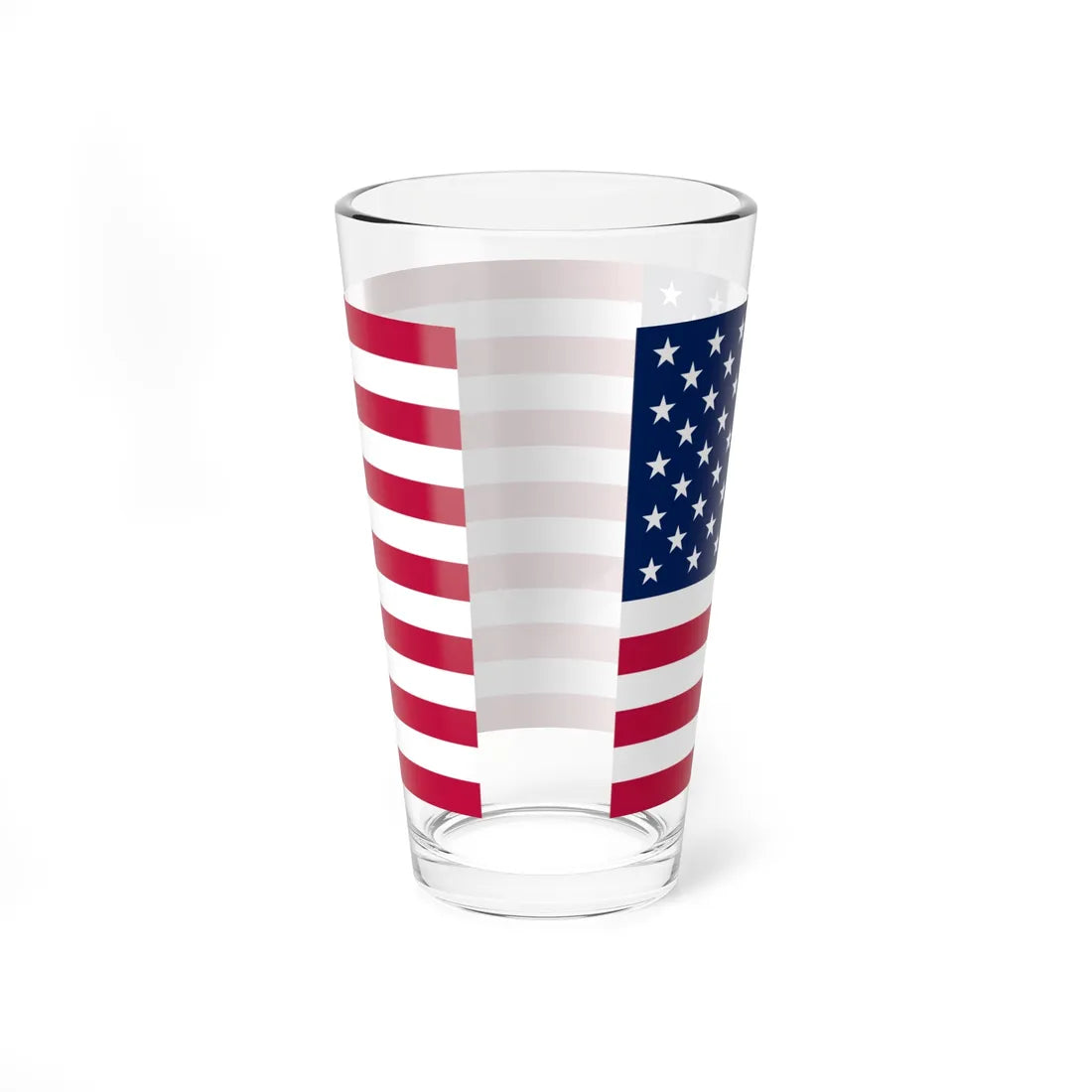 Flag of the United States Texas Color Standard (United States) Pint Glass 16oz - Go Mug Yourself