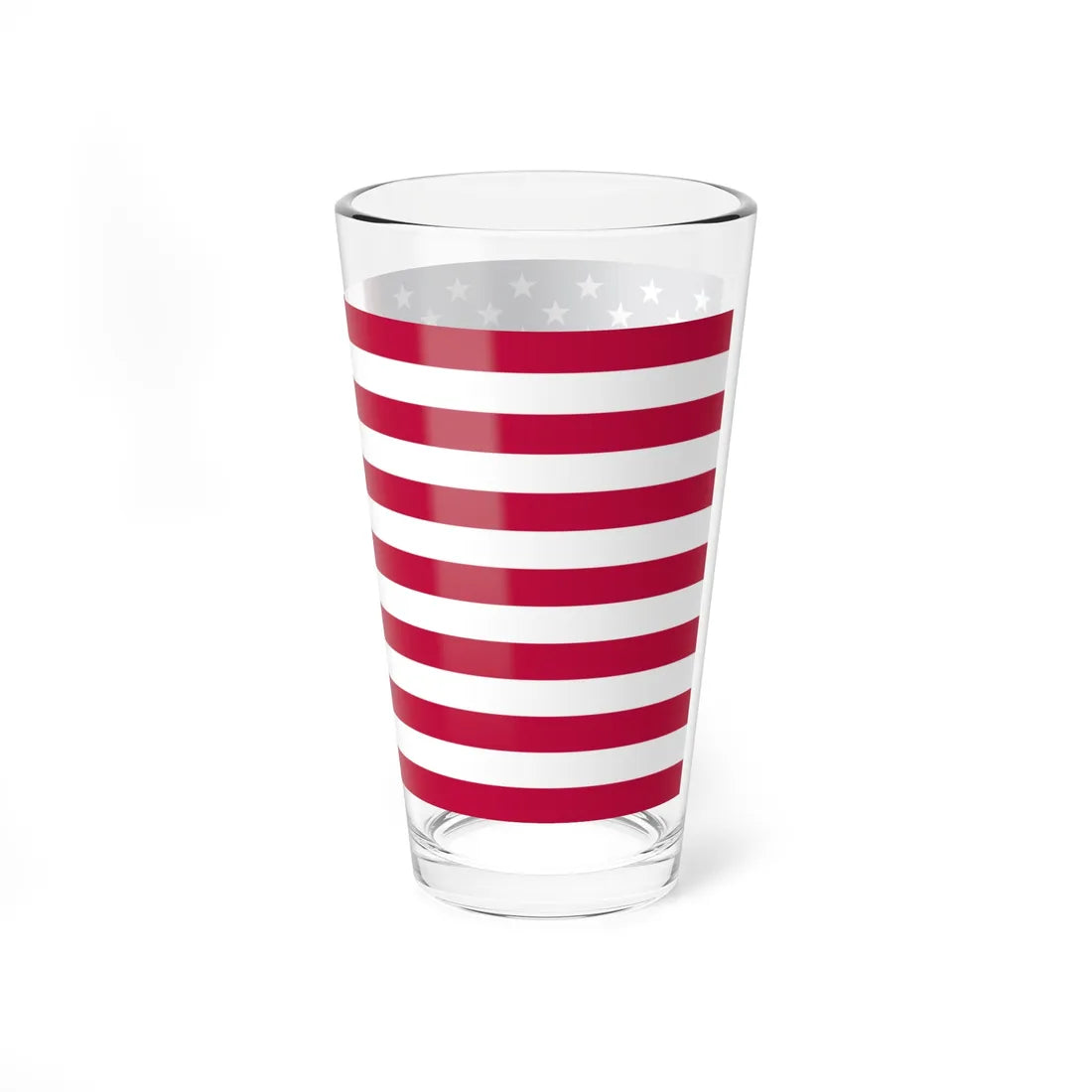 Flag of the United States Texas Color Standard (United States) Pint Glass 16oz - Go Mug Yourself